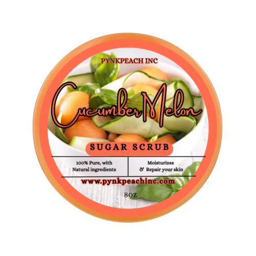Cucumber melon sugar scrub
