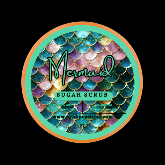Mermaid sugar scrub