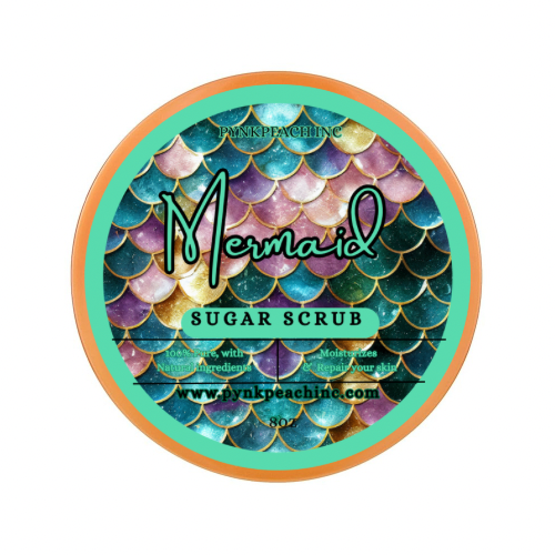 Mermaid sugar scrub