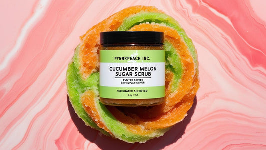 Cucumber melon sugar scrub